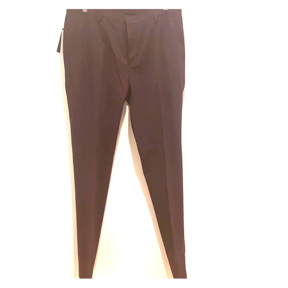 Men's ASOS super skinny maroon dress pants 34x30